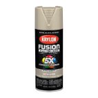 Krylon Fusion All-In-One, Satin, Khaki, 2740 Satin Khaki, 12 OZ