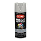 Krylon Fusion All-In-One, Satin, Pewter Gray, 2744 Satin Pewter Gray, 12 OZ