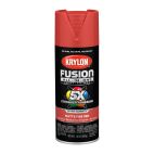 Krylon Fusion All-In-One, Matte, Fire Red, 2756 Matte Fire Red, 12 OZ