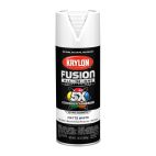 Krylon Fusion All-In-One, Matte, White, 2764 Matte White, 12 OZ
