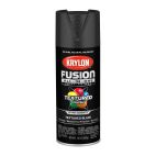 Krylon Fusion All-In-One Textured, Black, 2776 Textured Black , 12 OZ