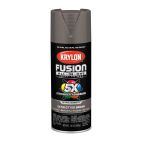 Krylon Fusion All-In-One, Satin, Otter Brown, 2795 Satin Otter Brown, 12 OZ