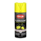 Krylon Fluorescent Paint, Lemon Yellow, 3104 Lemon Yellow, 11 OZ