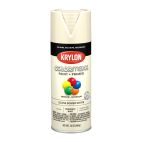 Krylon COLORmaxx Paint + Primer, Gloss, Dover White, 5516 Gloss Dover White, 12 OZ