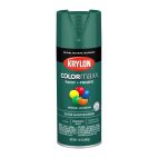 Krylon COLORmaxx Paint + Primer, Gloss, Hunter Green, 5523 Gloss Hunter Green, 12 OZ