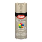 Krylon COLORmaxx Paint + Primer, Gloss, Khaki, 5526 Gloss Khaki, 12 OZ