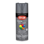 Krylon COLORmaxx Paint + Primer, Gloss, Smoke Gray, 5539 Gloss Smoke Gray, 12 OZ
