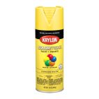 Krylon COLORmaxx Paint + Primer, Gloss, Sun Yellow, 5541 Gloss Sun Yellow, 12 OZ