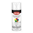 Krylon COLORmaxx Paint + Primer, Gloss, White, 5545 Gloss White, 12 OZ