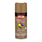 Krylon COLORmaxx Paint + Primer, Satin, Brown Boots, 5559 Satin Brown Boots, 12 OZ