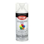 Krylon COLORmaxx Paint + Primer, Satin, Crystal Clear, 5562 Satin Crystal Clear, 12 OZ