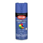 Krylon COLORmaxx Paint + Primer, Satin, Iris, 5564 Satin Iris, 12 OZ
