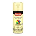 Krylon COLORmaxx Paint + Primer, Satin, Meringue, 5570 Satin Meringue, 12 OZ