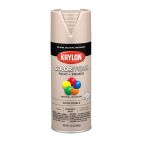 Krylon COLORmaxx Paint + Primer, Satin, Pebble, 5572 Satin Pebble, 12 OZ