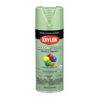 Krylon COLORmaxx Paint + Primer, Satin, Pistachio, 5575 Satin Pistachio, 12 OZ