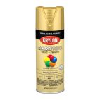 Krylon COLORmaxx Metallic Paint, Gold, 5588 Metallic Gold, 12 OZ