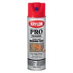Krylon Professional Marking Paint - Solvent-Based, Fluorescent Safety Red, 7309 SB Fluor Safety Red, 15 OZ