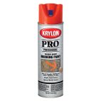 Krylon Professional Marking Paint - Solvent Based, Fluorescent Red/Orange, 7310 SB Fluor Red/Orange, 15 OZ
