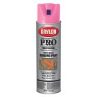 Krylon Professional Marking Paint - Water-Based, Fluorescent Hot Pink, 7323 WB Fluor Pink, 15 OZ