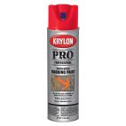 Krylon Professional Marking Paint - Water Based, Fluorescent Safety Red, 7324 WB Fluor Red, 15 OZ