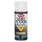 Krylon Rust Tough Enamel, Semi-Flat, White, RTA9201 Semi-Flat White, 12 OZ