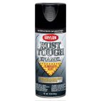 Krylon Rust Tough Enamel, Semi-Flat, Black, RTA9203 Semi-Flat Black, 12 OZ