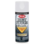 Krylon Rust Tough Enamel, Flat, White, RTA9219 Flat White, 12 OZ