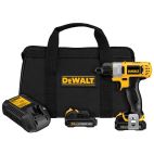 DEWALT 12-Volt Max 1/4-in Cordless Screwdriver (2-Batteries Included and Charger Included)
