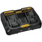 DEWALT 12-Volt to 20-Volt MAX Lithium-Ion Dual Port Jobsite Charging Station with (2) USB Ports (Tool Only)