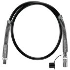 DEWALT Hose Extension 24" w/ Spring Guard: 24 in L, For Use With 9-16"-18 Grease Guns