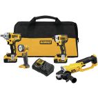 DEWALT 20-Volt MAX Cordless Combo Kit (4-Tool) with (2) 20-Volt 5.0Ah Batteries & Charger
