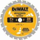 DEWAT Circular Saw Blade, 7-1/4 In, 24T, PK10