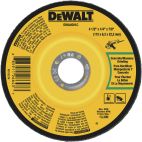 DEWALT Grinding Wheel, 4-1/2 In Dia, 1/4 In Thick, 7/8 In Arbor, 24 Grit, Aluminum Oxide Abrasive (Case Of 25)