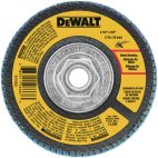 DEWALT Zirconia Flap Disc, T29, 60Grit, 4.5"x7/8"