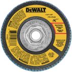 DEWALT 80 Grit Zirconia T29 Flap, 4-1/2-Inch X 7/8-Inch