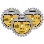 DEWALT Circular Saw Blade, Nail-Embedded Wood Materials Cut, 7 1/4 in Blade Dia., 5/8 in Arbor Size