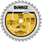 DEWALT FLEXVOLT 7-1/4 in. 36-Teeth Carbide-Tipped Circular Saw Blade