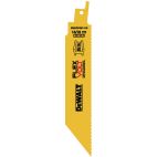 DEWALT FLEXVOLT 6 in. 14/18 Teeth per in. Bi-Metal Reciprocating Saw Blade (5-Pack)