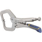 IRWIN VISE-GRIP Locking C-Clamp: 2 1/8 in Max. Opening, 1 1/2 in Throat Dp, 6 in Nominal Clamp Size