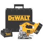 DEWALT 18-Volt NiCd Cordless Orbital Jig Saw Kit with Battery 2.4Ah, Charger and Case