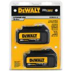 DEWALT 20-Volt MAX Premium Lithium-Ion 3.0Ah Battery Pack (2-Pack)