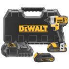 DEWALT 20-volt Max Variable Speed Cordless Impact Driver (2-Batteries Included)