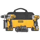 DEWALT 20V MAX*, Cordless Combination Kit, 20V DC Voltage, Number of Tools 2 (2-Batteries and 1-Fast Charger Included)