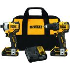 DEWALT ATOMIC 20-Volt MAX Cordless Brushless Compact Drill/Impact Combo Kit (2-Tool) with (2) 1.3Ah Batteries, Charger & Bag