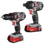 PORTER-CABLE 20V MAX* 2-Tool Combo Kit (Includes 2-Batteries and 1-Charger)