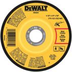 DEWALT Depressed Center Wheels: Aluminum Oxide, 4 1/2 in Abrasive Wheel Dia, 7/8 in Arbor Hole Size