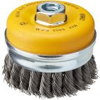 DEWALT Knot Wire Cup Brush, Arbor, 0.02"