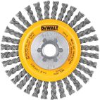 DEWALT Wire Wheel Brush, Threaded Arbor, 0.02"