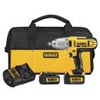 DEWALT 20-Volt MAX Cordless 1/2 in. High Torque Impact Wrench with Hog Ring & (2) 20-Volt 4.0Ah Batteries