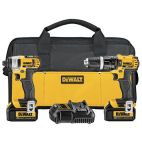 DEWALT XR 2-Tool 20-Volt Max Power Tool Combo Kit with Soft Case (2-Batteries and charger Included)